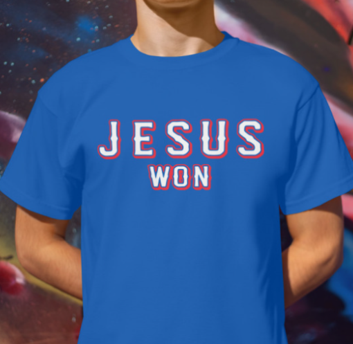 jesus won rangers shirtss